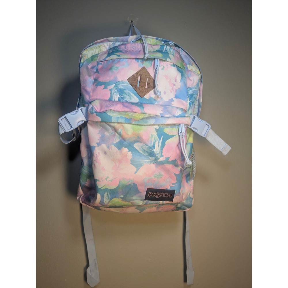 JanSport Main Campus 32L‎ Floral Backpack Laptop School Bag JS0A4QUL